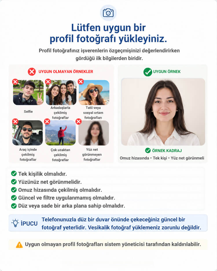 CV fotoğrafı nasıl olmalı?
