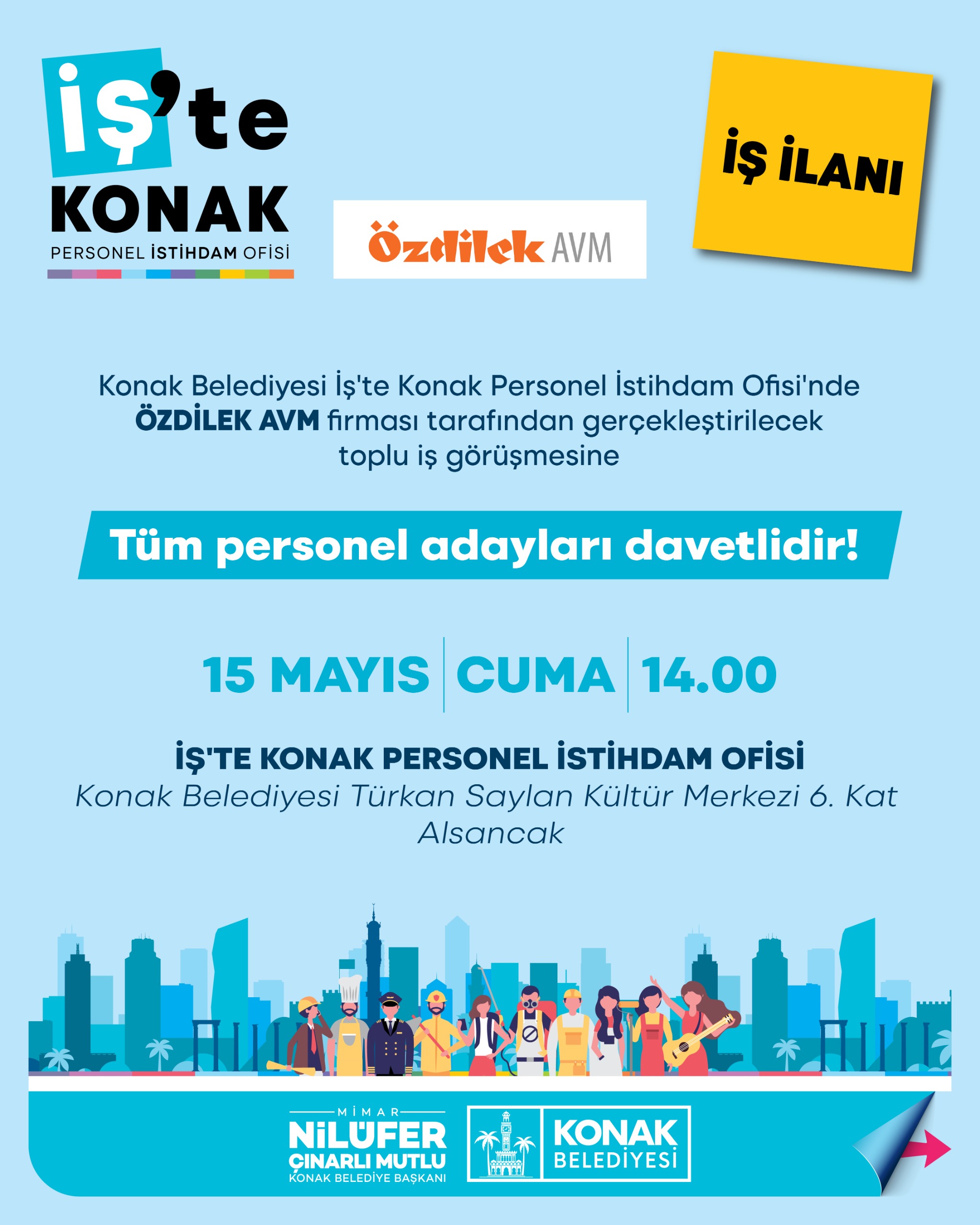 Toplu iş görüşmesi ilanı