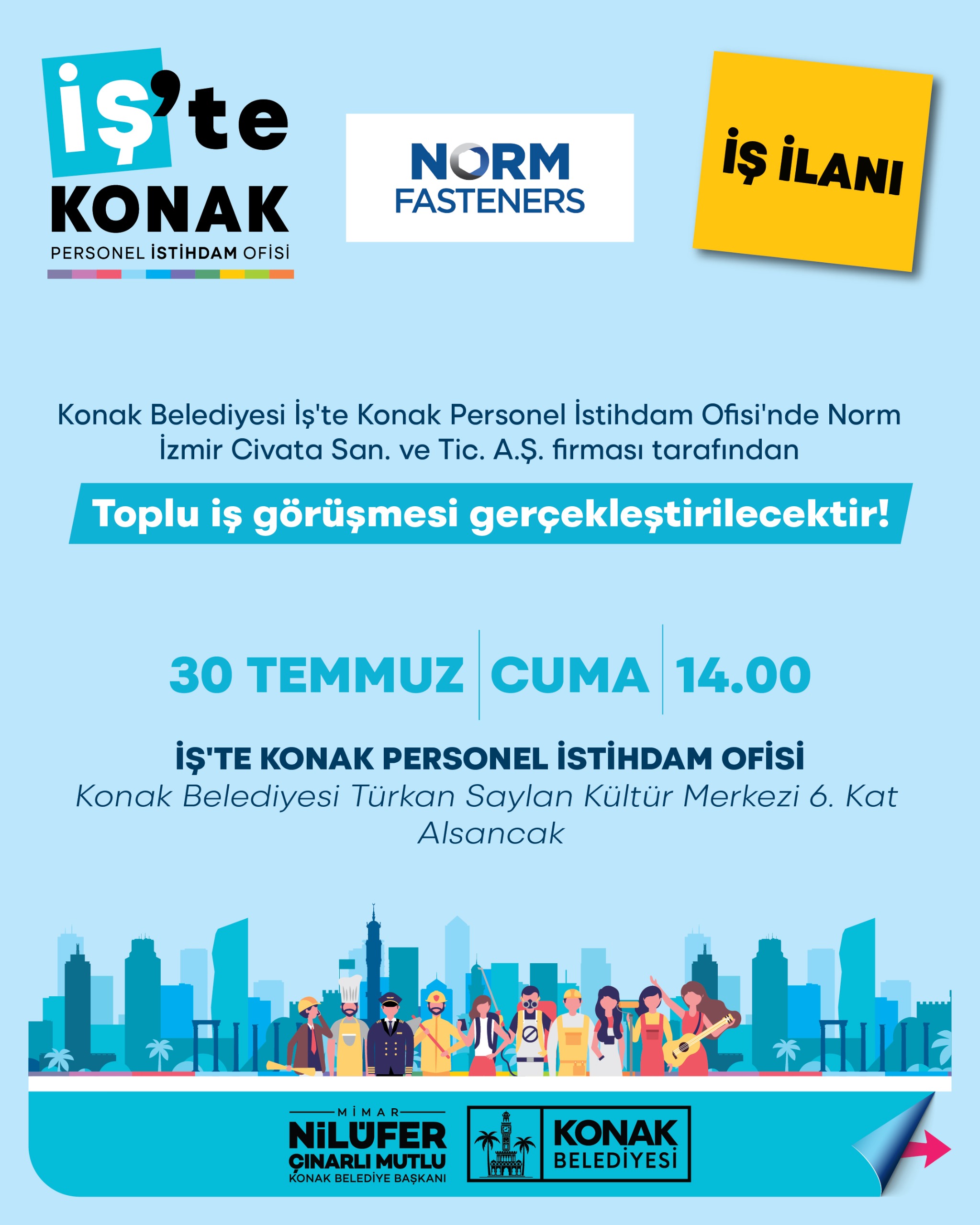 Toplu iş görüşmesi ilanı