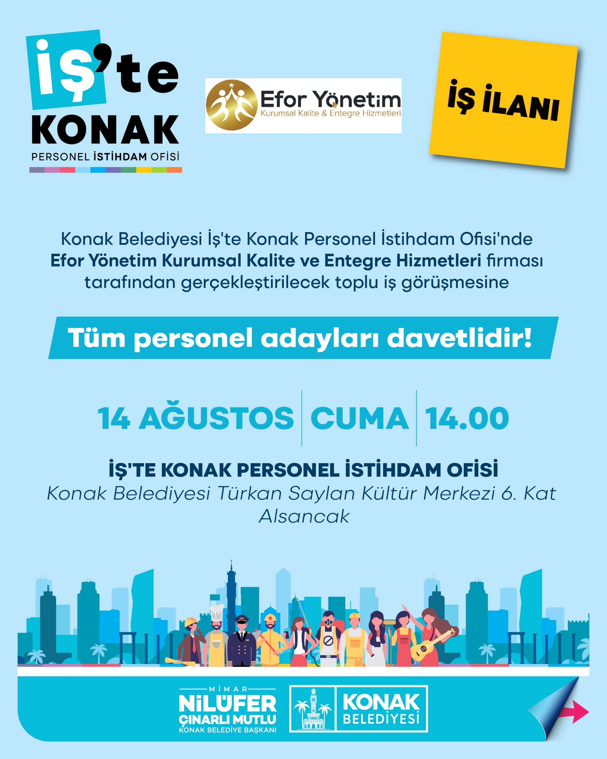 Toplu iş görüşmesi ilanı