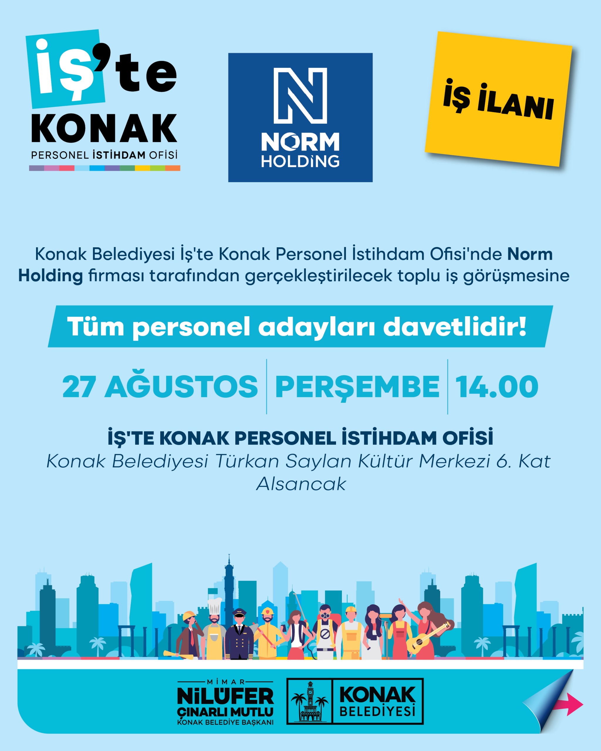 Toplu iş görüşmesi ilanı