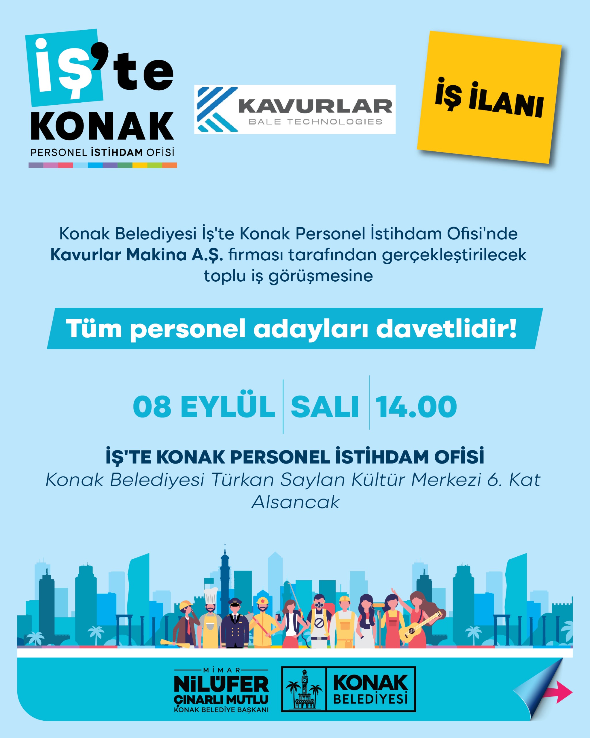 Toplu iş görüşmesi ilanı