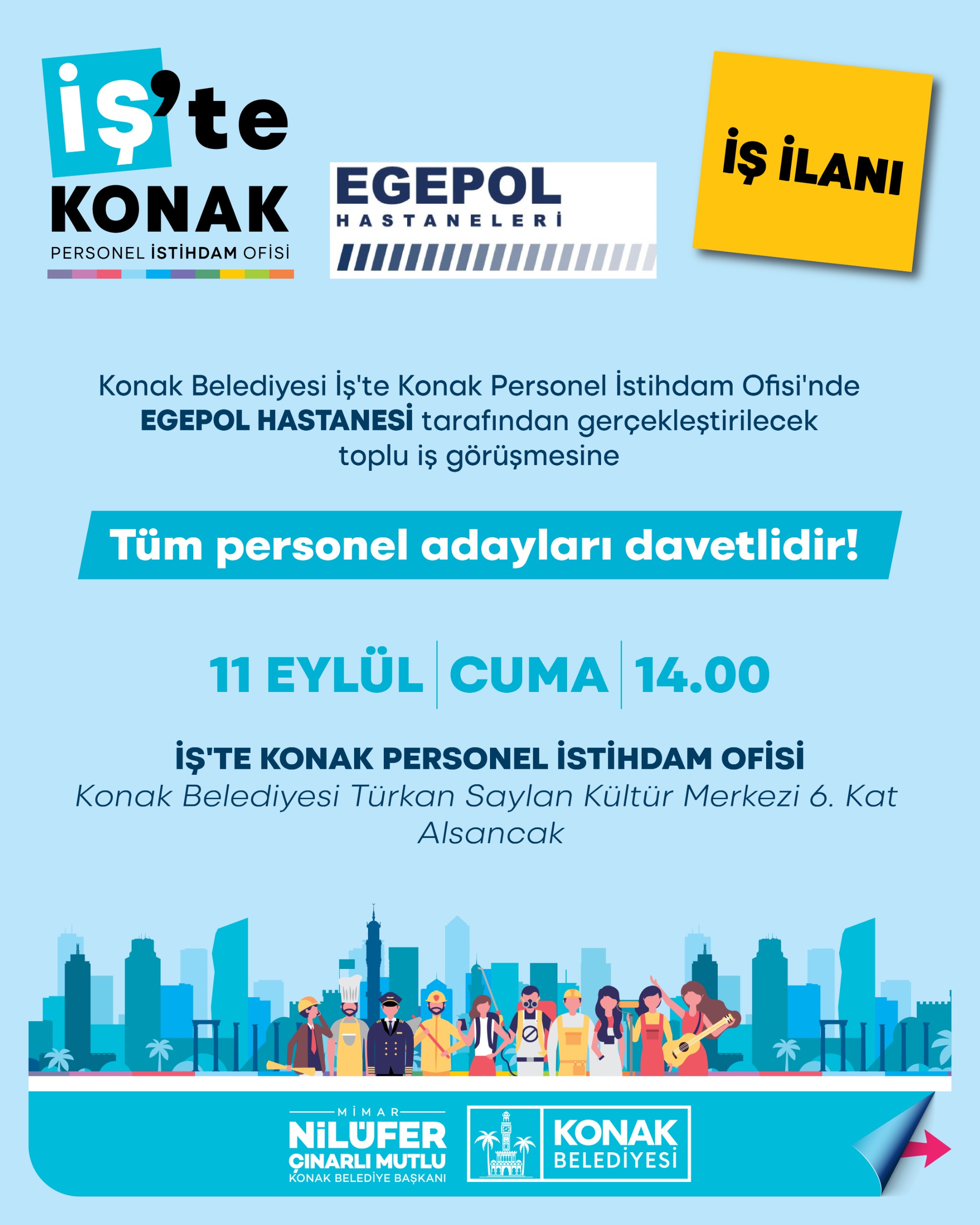 Toplu iş görüşmesi ilanı