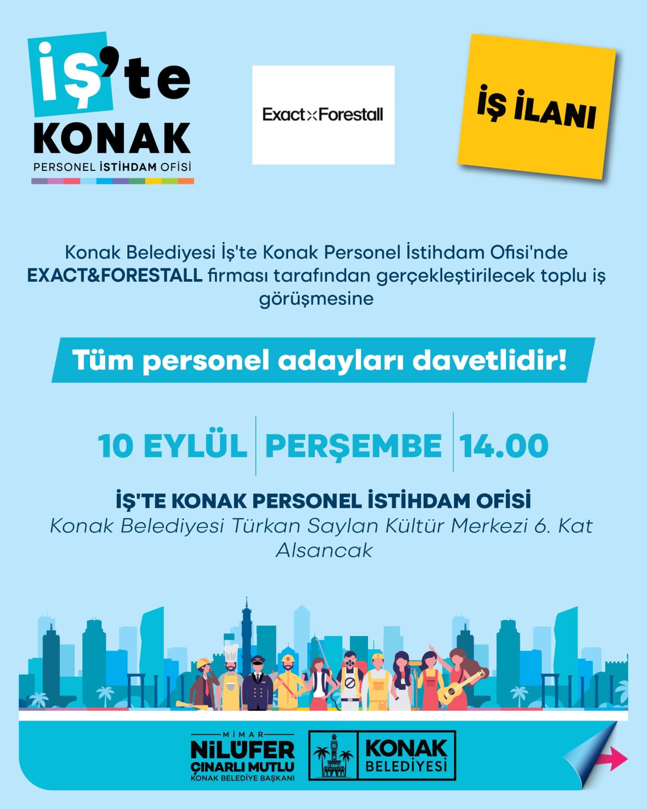 Toplu iş görüşmesi ilanı