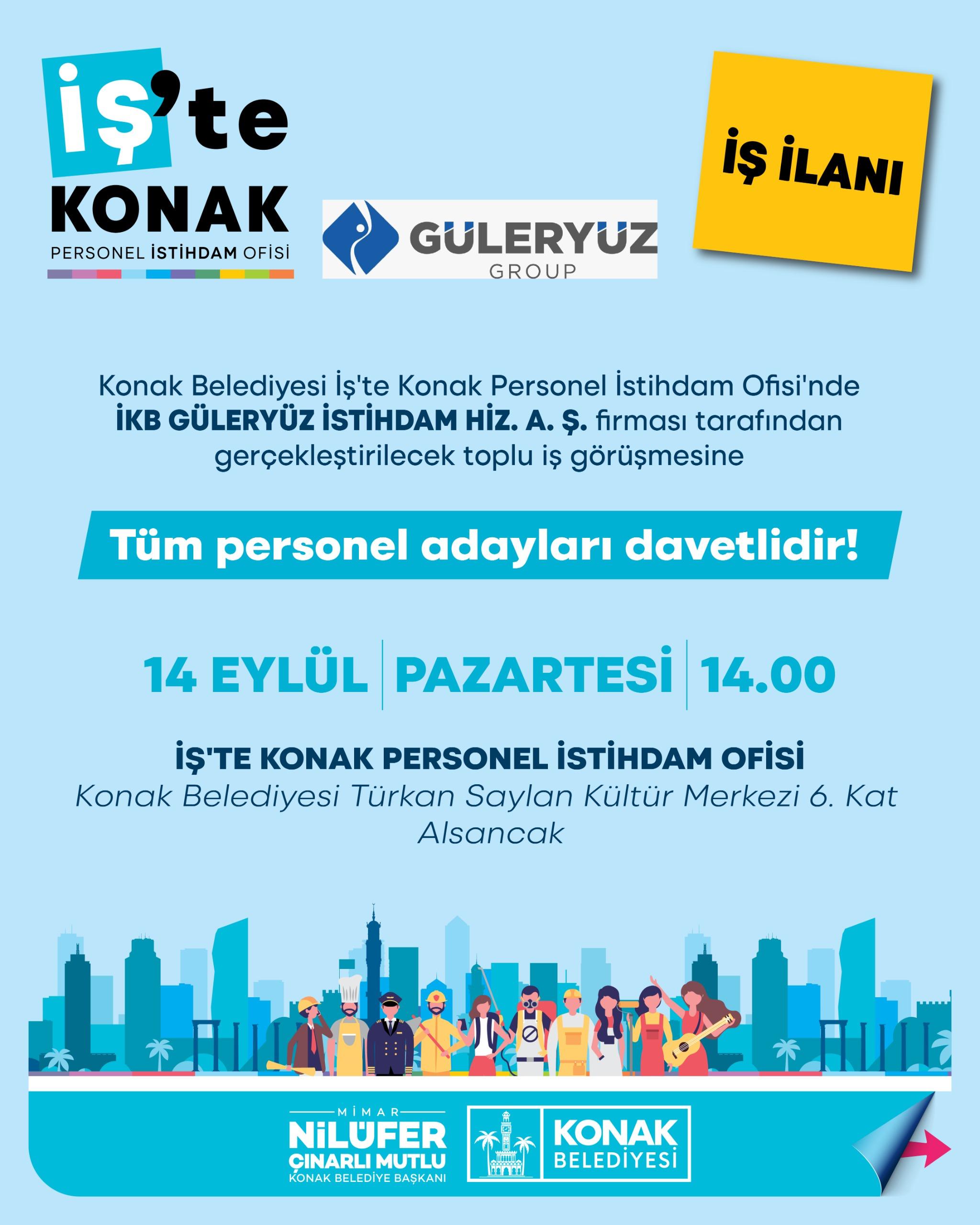 Toplu iş görüşmesi ilanı