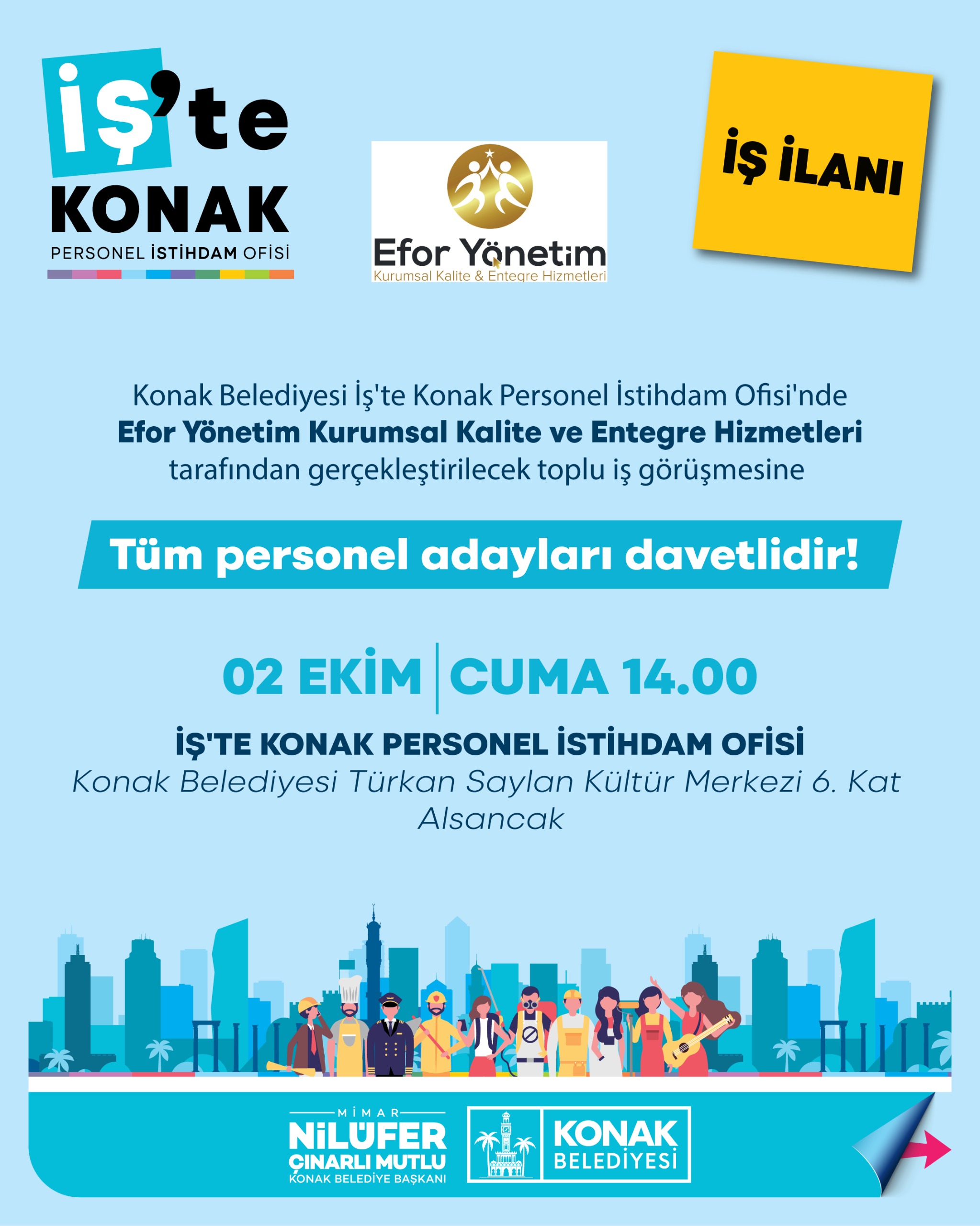 Toplu iş görüşmesi ilanı