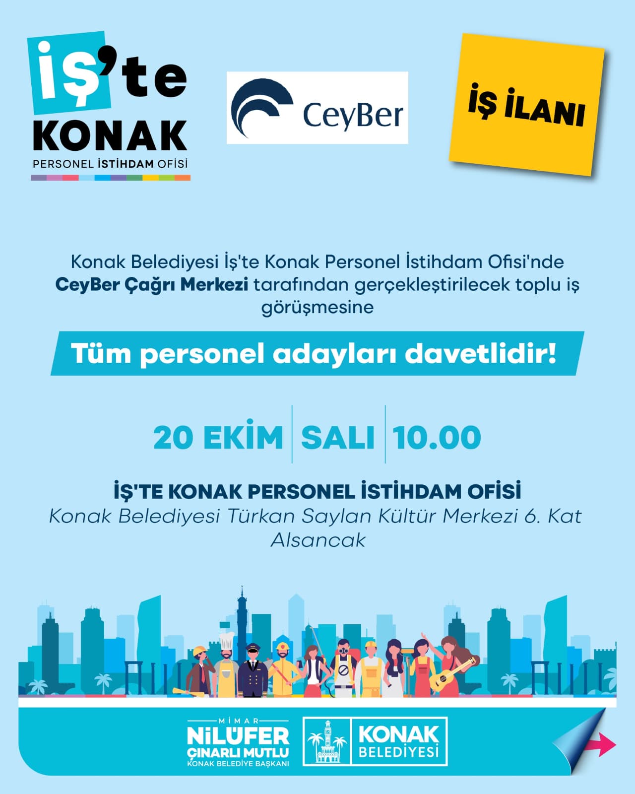 Toplu iş görüşmesi ilanı