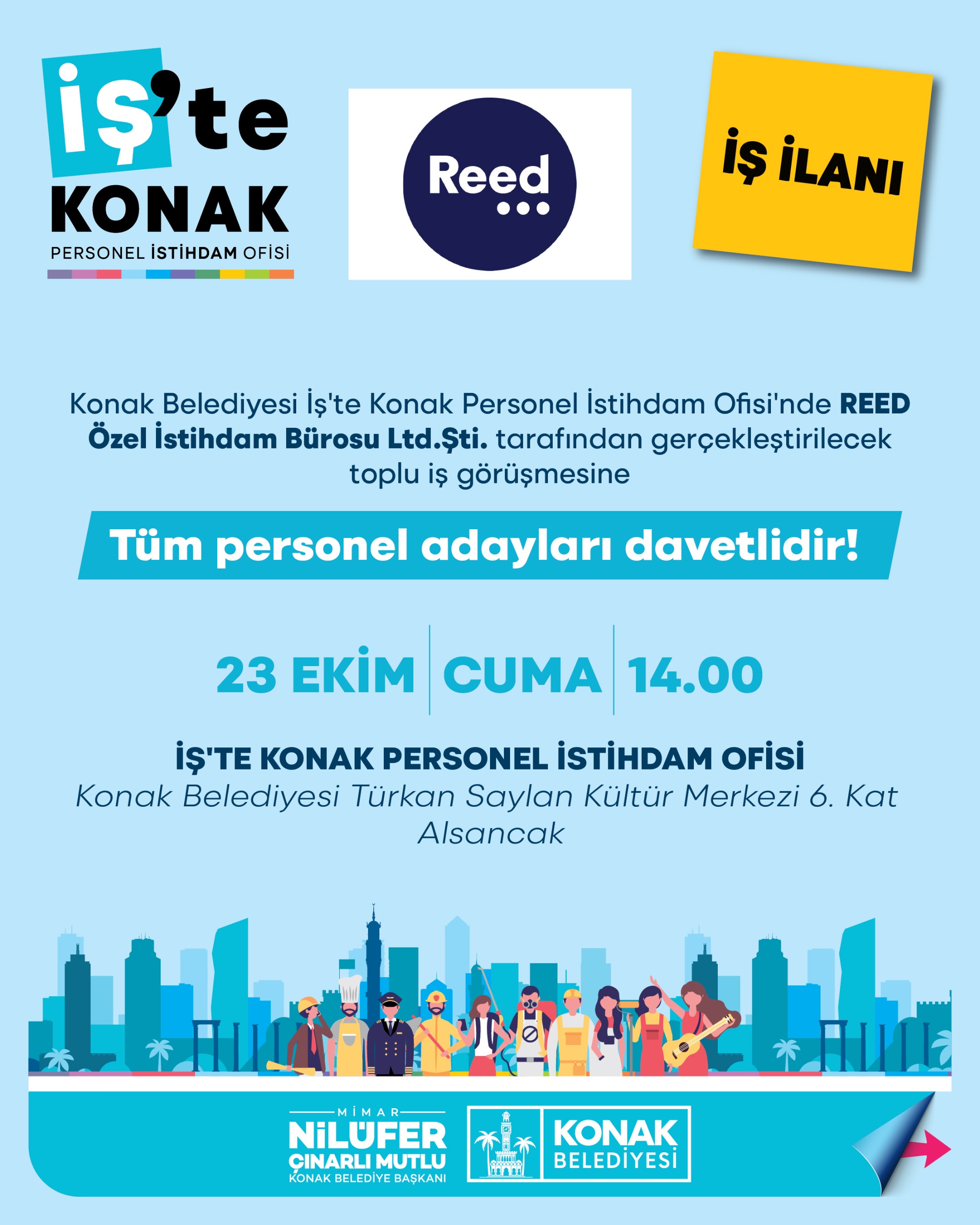 Toplu iş görüşmesi ilanı