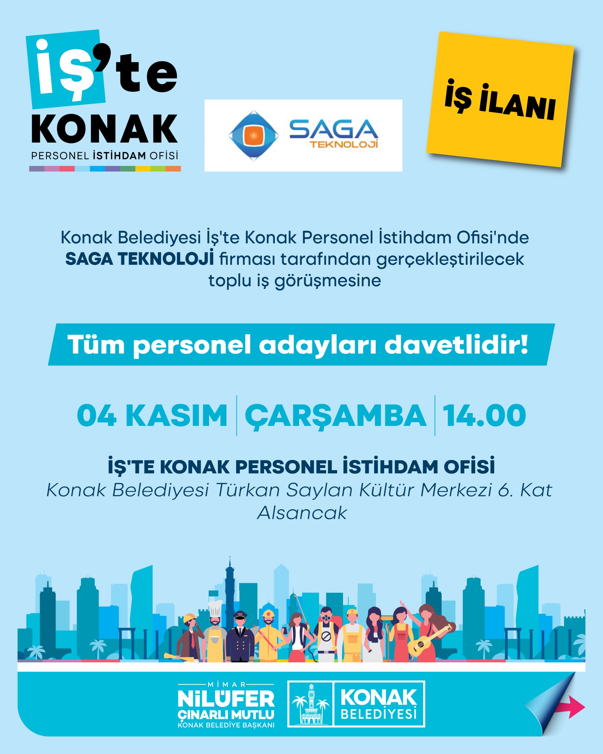 Toplu iş görüşmesi ilanı